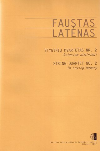 String Quartet No.2. In Loving Memory