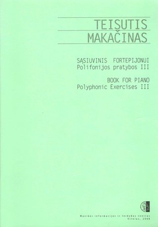 Book for Piano. Polyphonic Exercises III