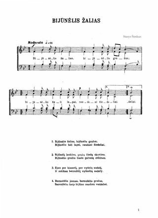 Bijūnėlis žalias