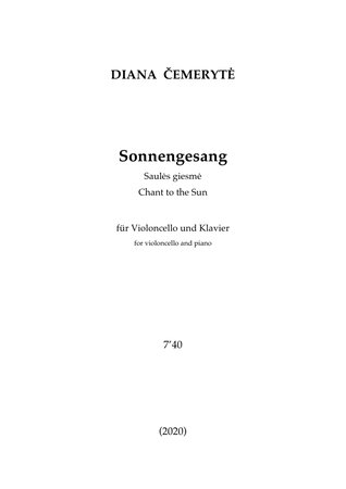 Sonnengesang