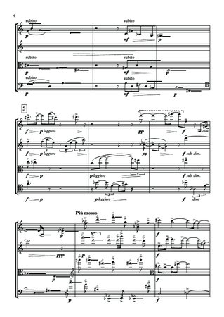 The Drawing for a String Quartet and Returning Winter (String Quartet No.3)