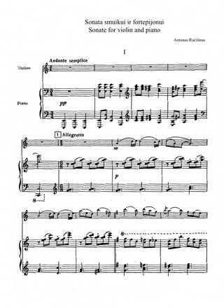 Sonata smuikui ir fortepijonui