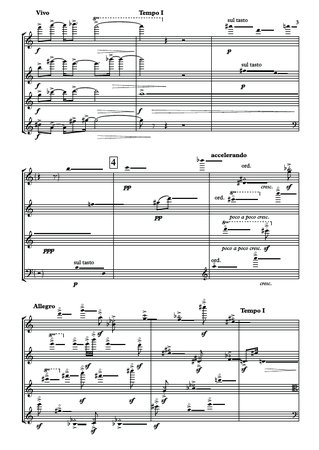 The Drawing for a String Quartet and Returning Winter (String Quartet No.3)