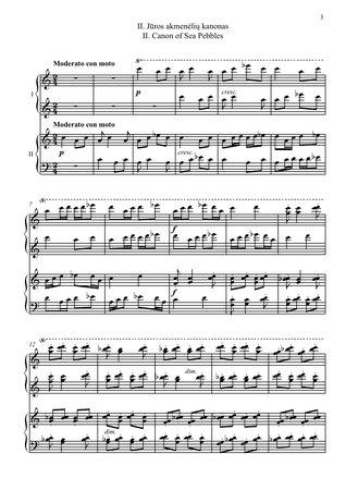 Dvi pjesės dviem paaugusiems pianistams