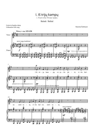 Two Lithuanian War Songs