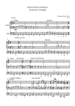 Gedulingas maršas, op. 24