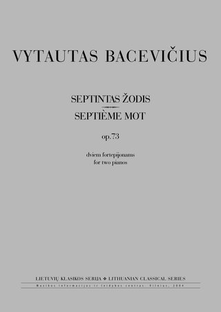 Septième mot, Op. 73