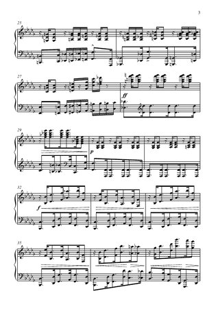 Cycle on the theme in Bb minor 