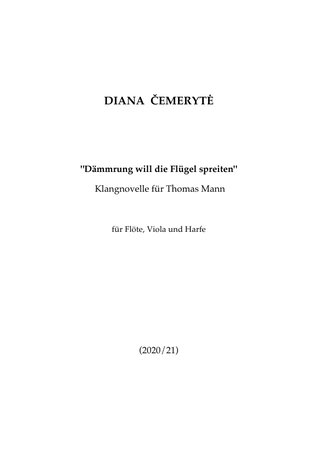 Dämmrung will die Flügel spreiten
