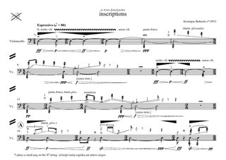 Inscriptions