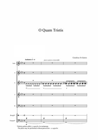 O quam tristis