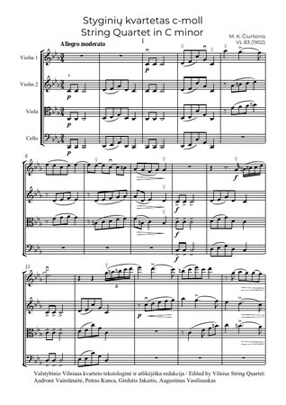 String Quartet in C minor