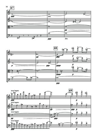 The Drawing for a String Quartet and Returning Winter (String Quartet No.3)