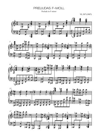 Prelude in F minor 