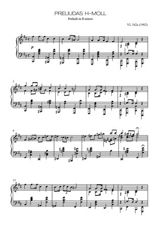Prelude in B minor 