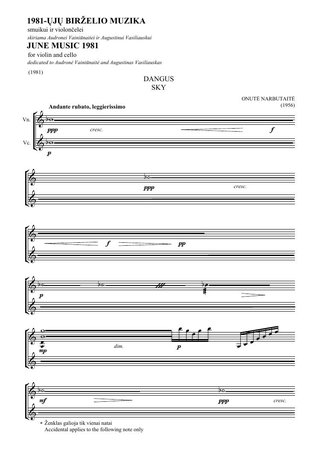 1981-ųjų birželio muzika