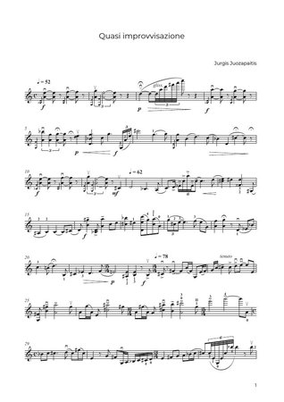 Silhouette. Lietuvių muzika smuikui solo