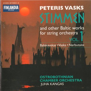 Stimmen. BalticWorks for String Orchestra Vol. 1