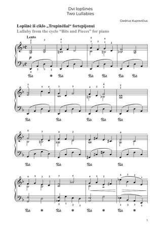 Two Lullabies